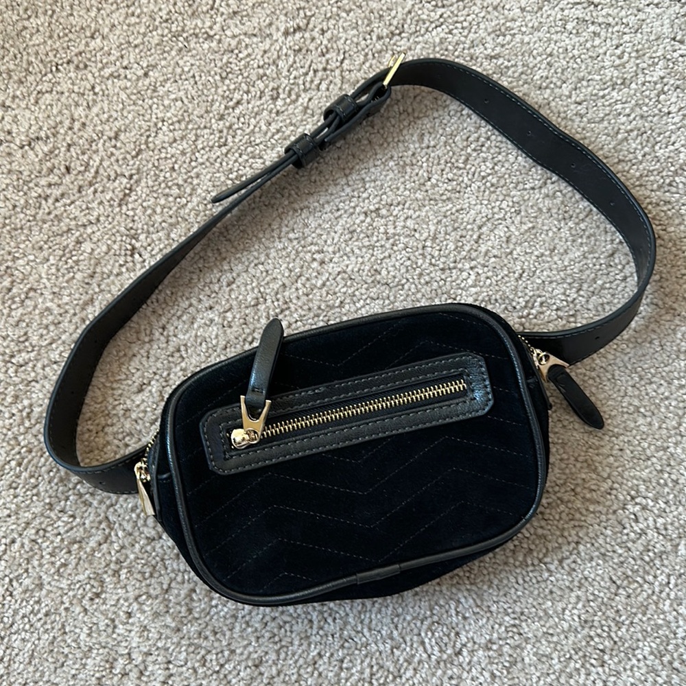 MANGO Leather Fanny pack - Belt bag